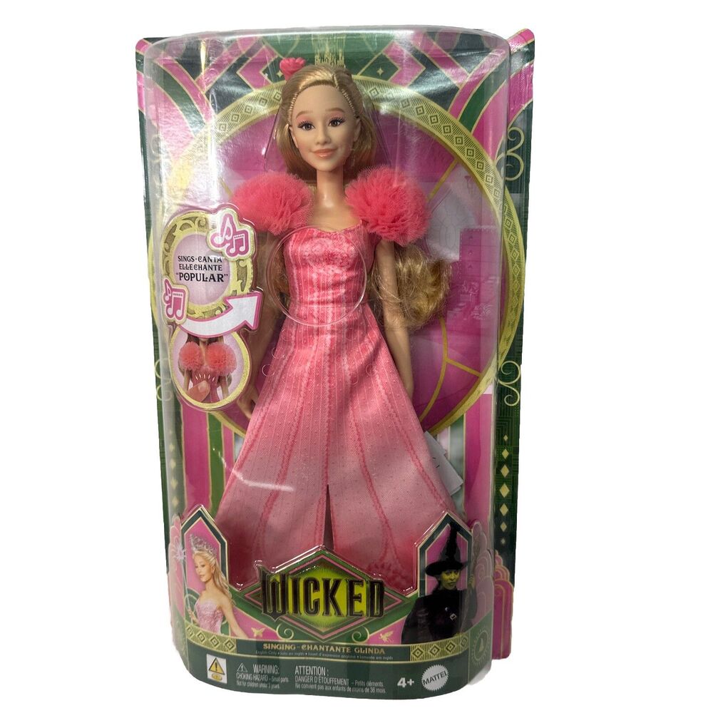 COLLECTIBLE Mattel Wicked Movie Singing Glinda Fashion Doll - URL MISPRINT (A)